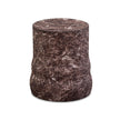 TOV Furniture Cilla Red Faux Levanto Marble Indoor/Outdoor Concrete Side Table