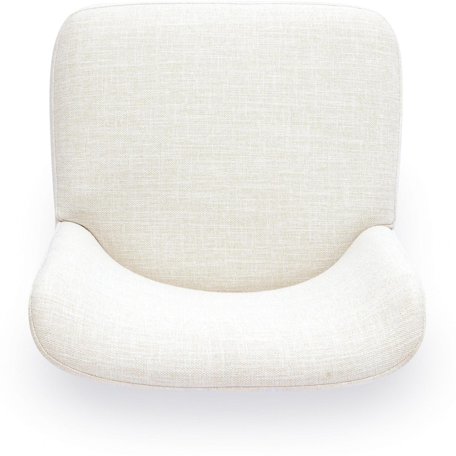 TOV Furniture Melissa Performance Fabric Rolling Dining Chair