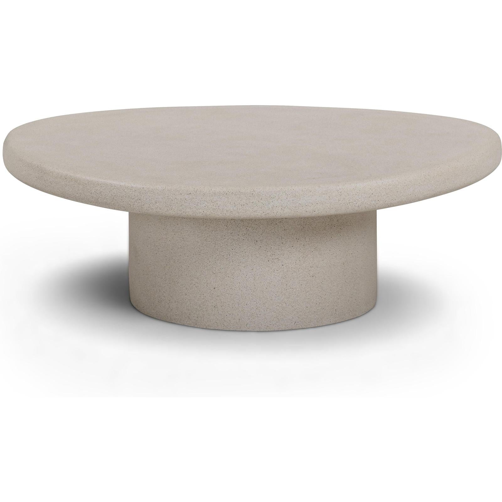 TOV Furniture Jade Concrete Indoor/Outdoor Nesting Coffee Table Set