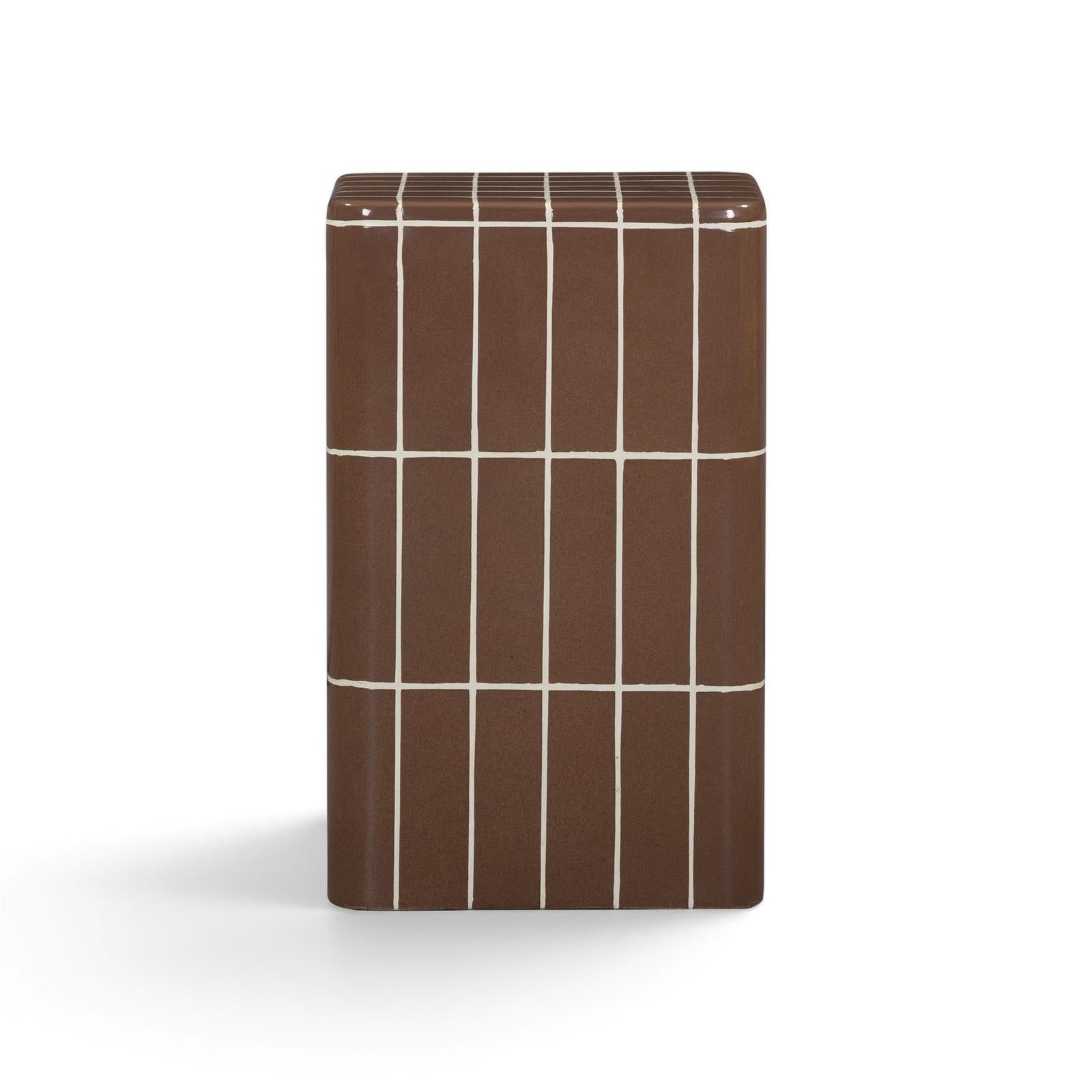 TOV Furniture Tatiana Square Concrete Indoor/Outdoor Side Table