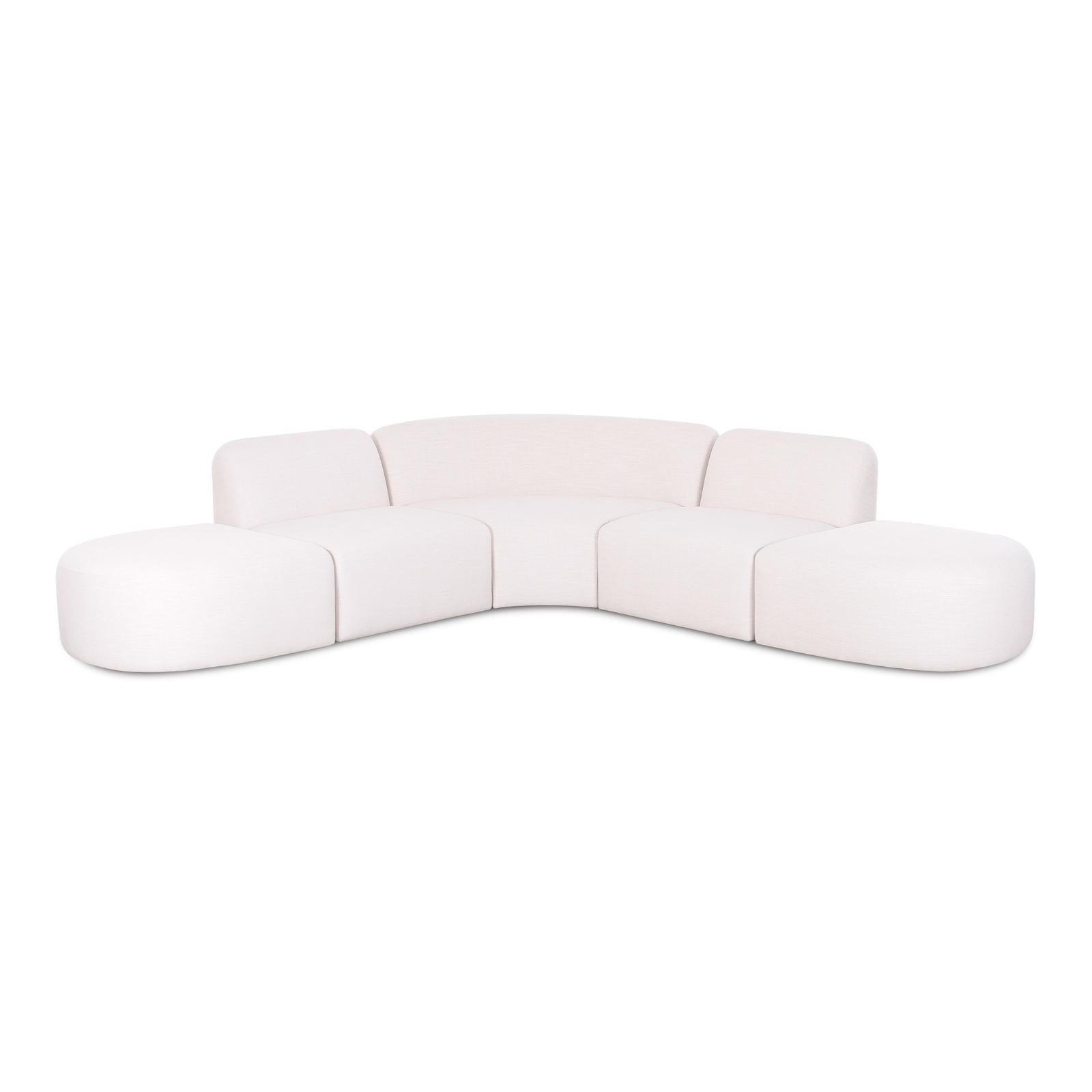 TOV Furniture Gorge 5-Piece Modular Euro Sectional
