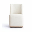 TOV Furniture Melissa Performance Fabric Rolling Dining Chair