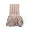 TOV Furniture Gertrude Striped Performance Linen Skirted Dining Chair