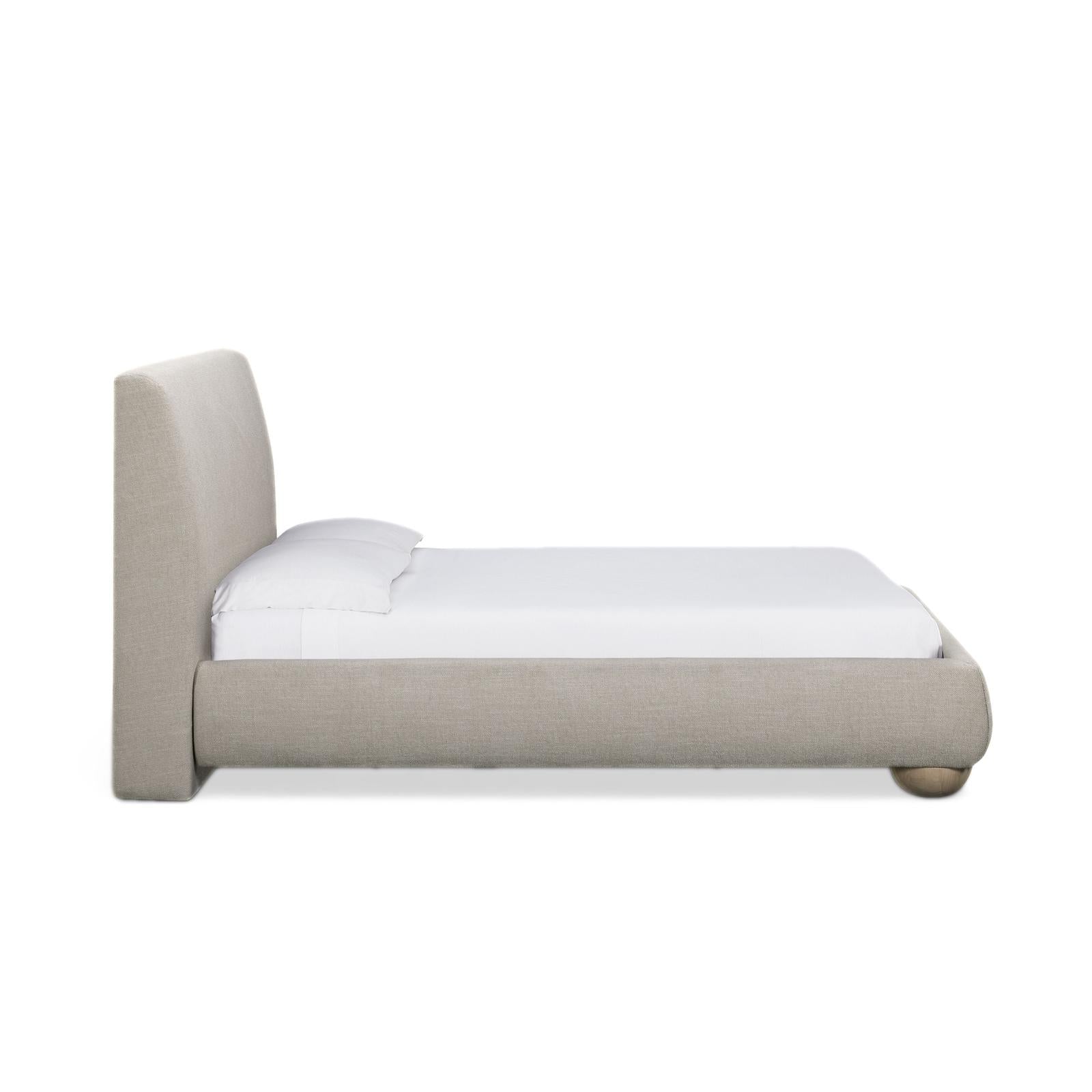 TOV Furniture Rayne Textured Fabric Bed