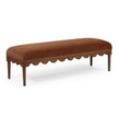 TOV Furniture Oodle Performance Vegan Mohair Bench