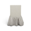 TOV Furniture Gertrude Striped Performance Linen Skirted Dining Chair