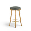 TOV Furniture Oodle Performance Vegan Mohair Bar Stool