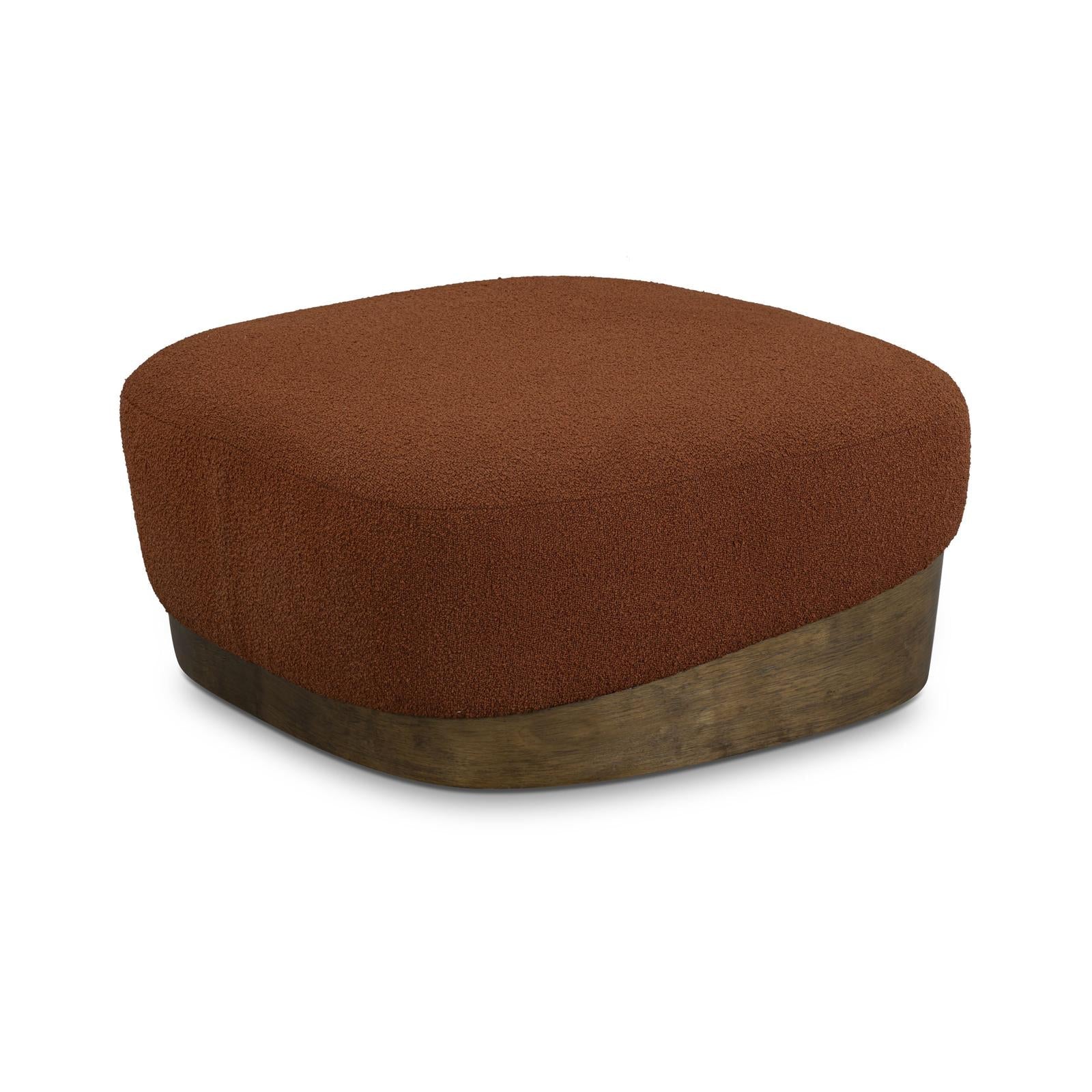 TOV Furniture Domina Boucle Ottoman
