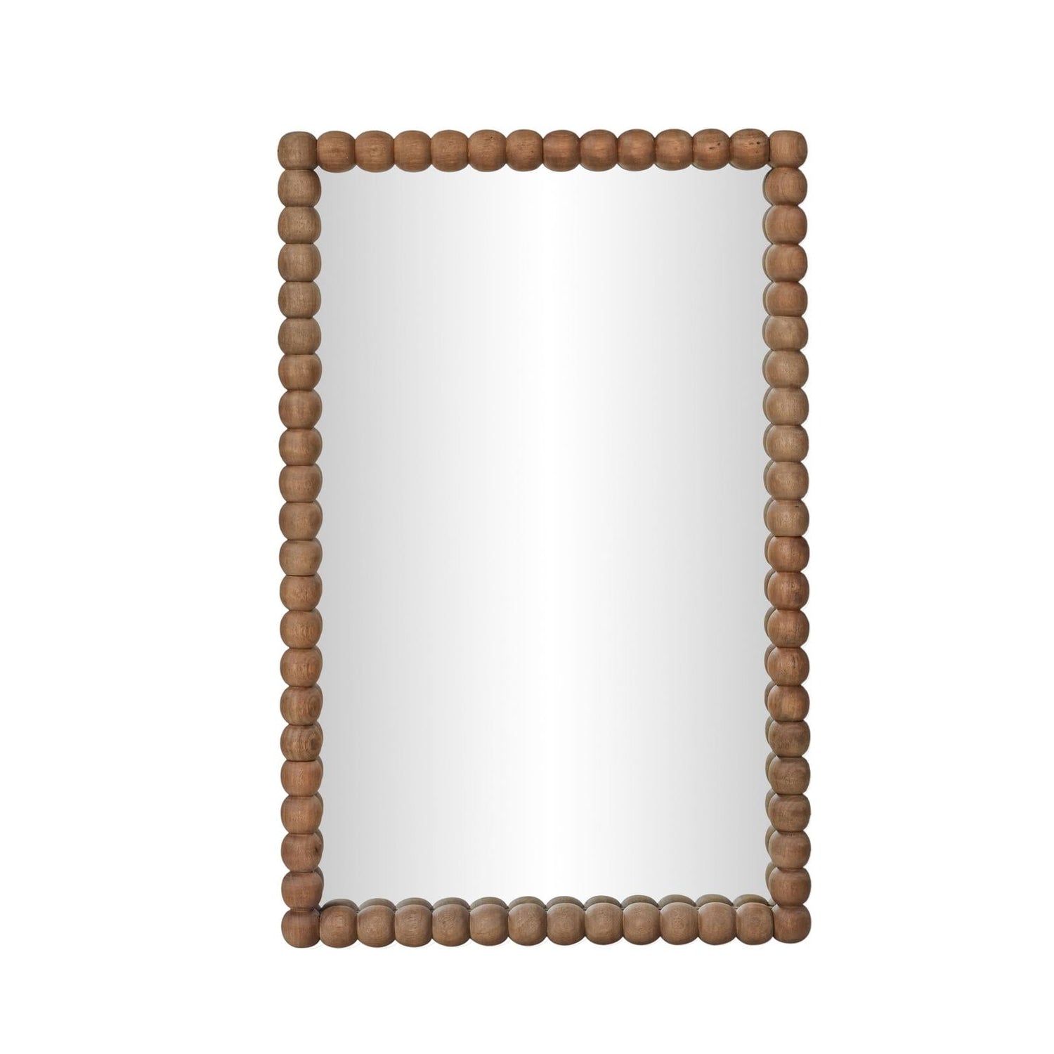 TOV Furniture Cheyanne 29"X44" Carved Solid Wood Rectangular Wall Mirror