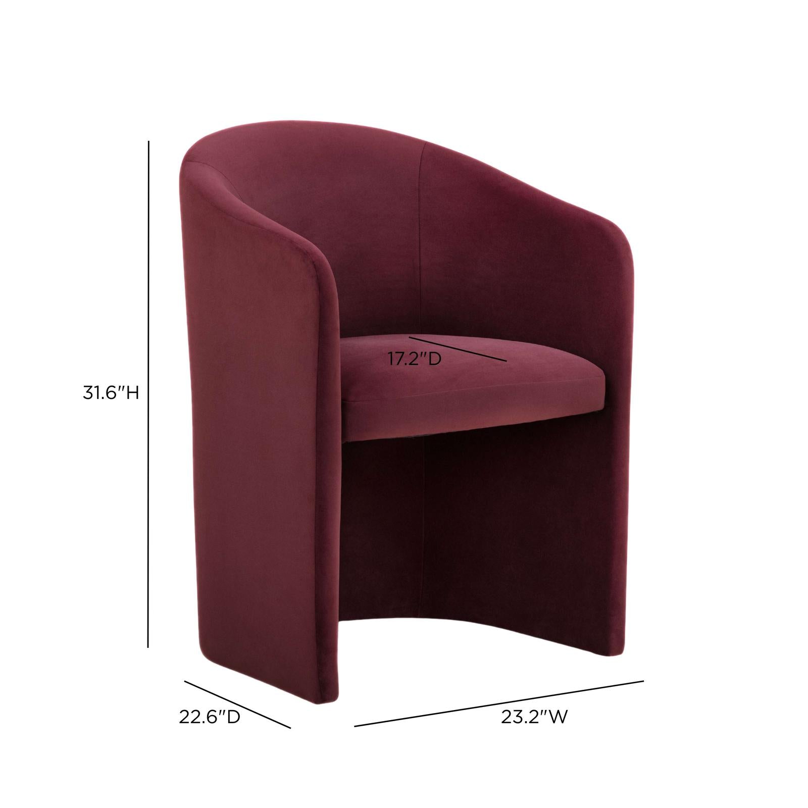 TOV Furniture Seraphina Performance Velvet Dining Chair