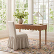 TOV Furniture Gertrude Striped Performance Linen Skirted Dining Chair