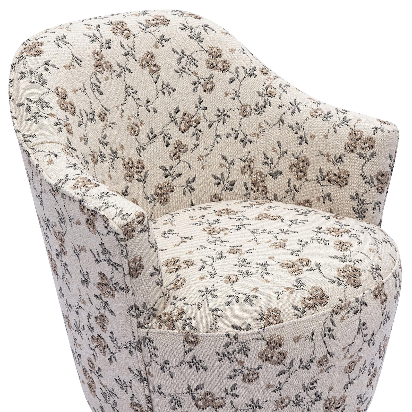 TOV Furniture Skyla Boucle Swivel Chair