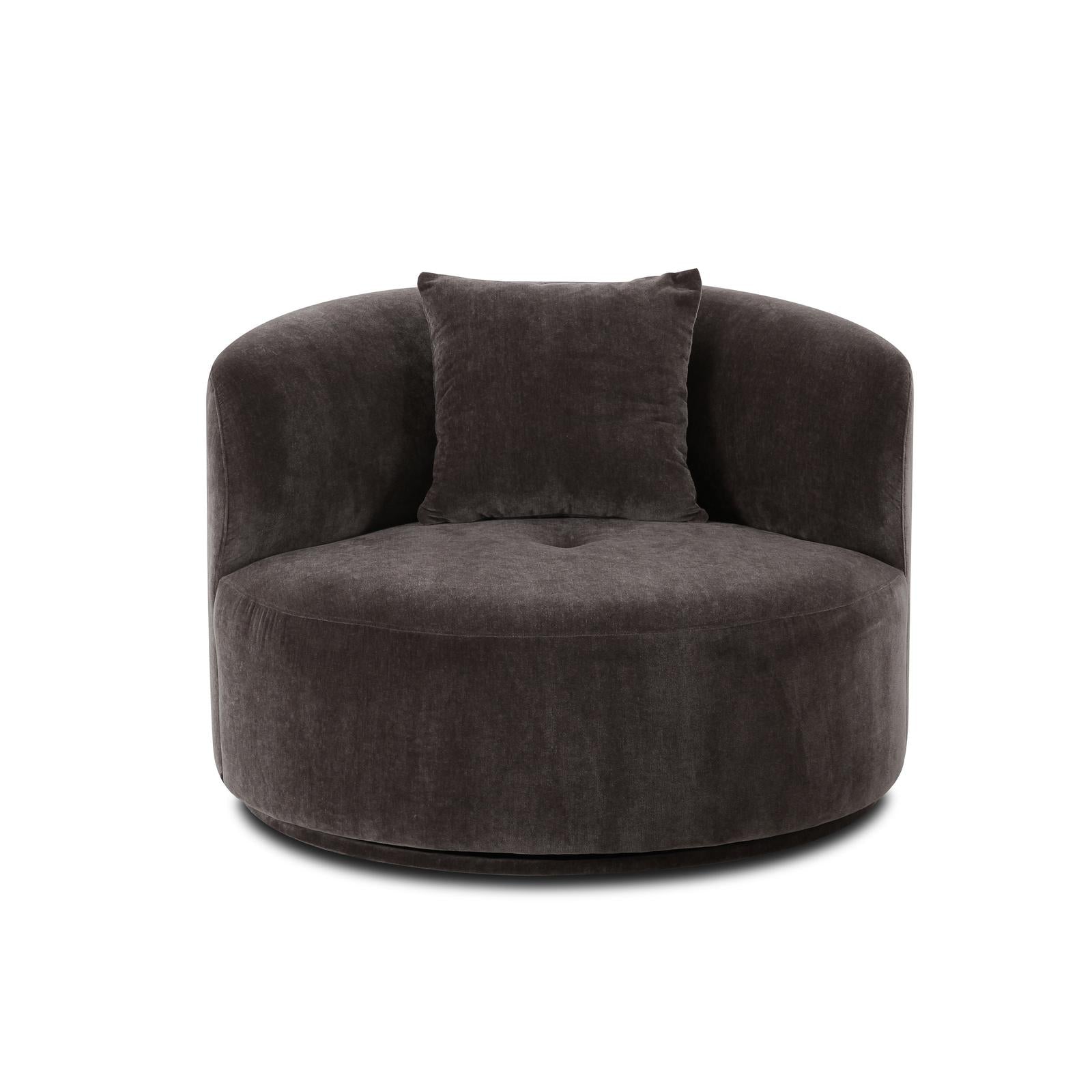 TOV Furniture Fickle Swivel Accent Chair