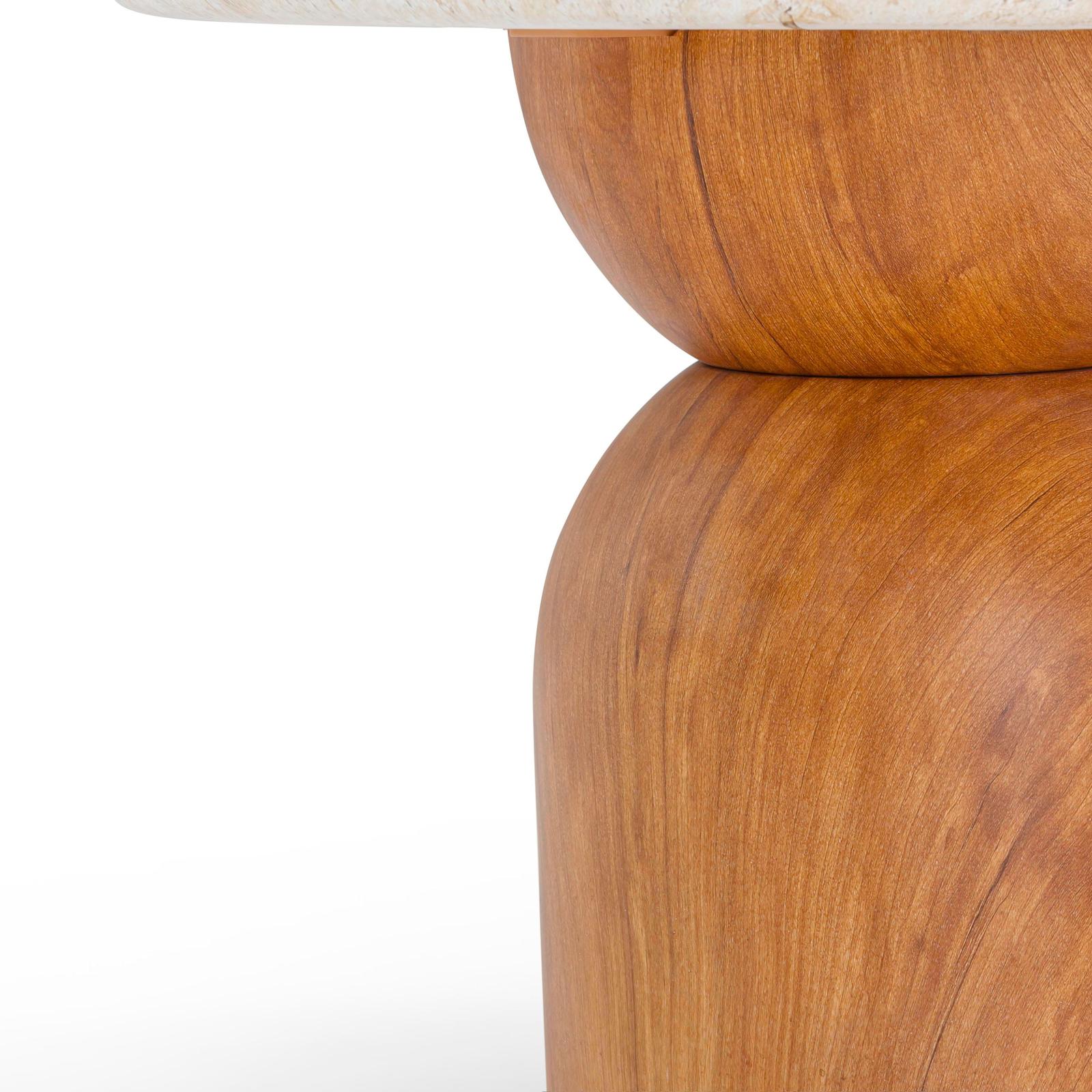 TOV Furniture Cynthia Concrete Indoor/Outdoor Side Table