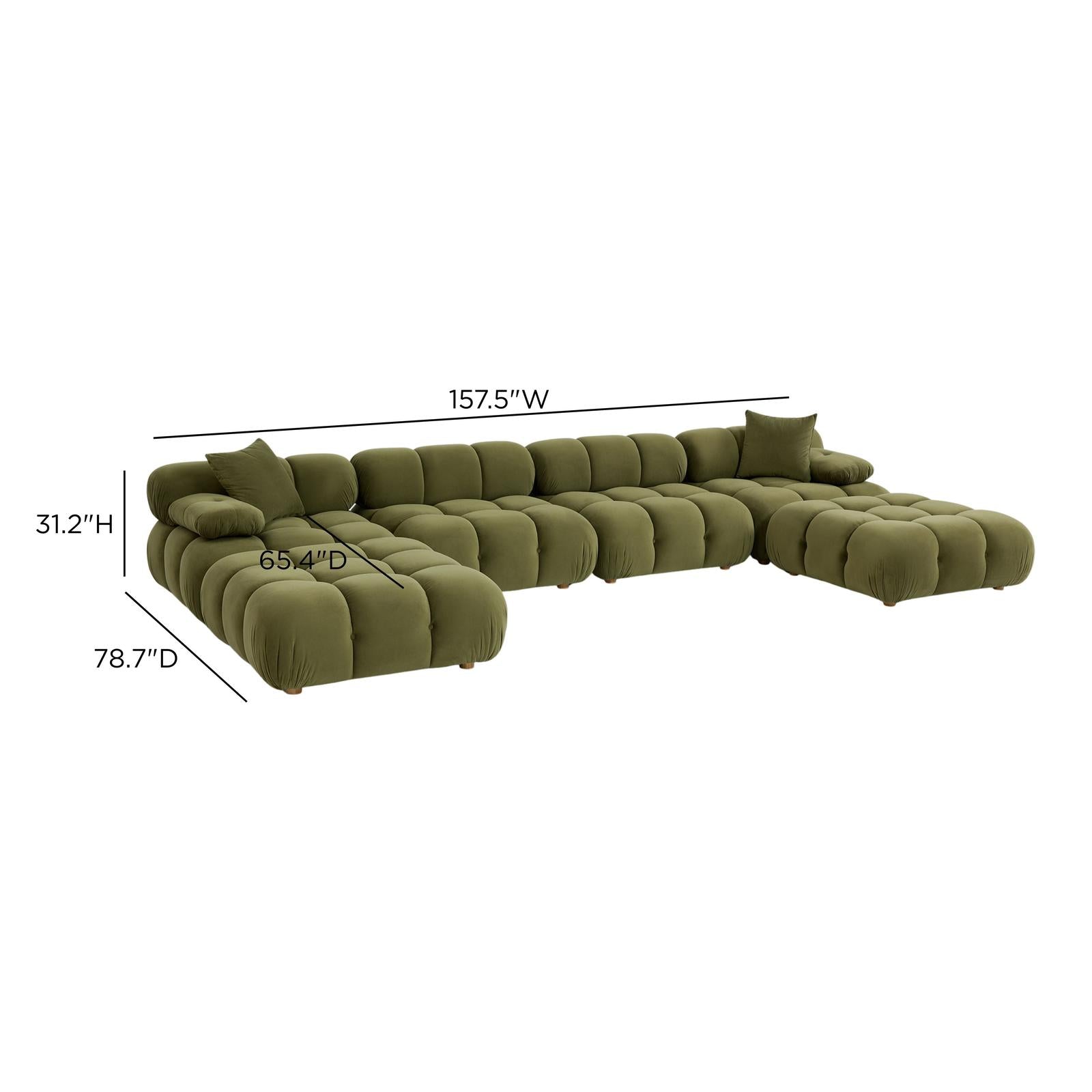 TOV Furniture Calliope 6-piece Performance Modular U-Sectional