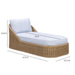 TOV Furniture Axel Boucle Outdoor Lounge Chair