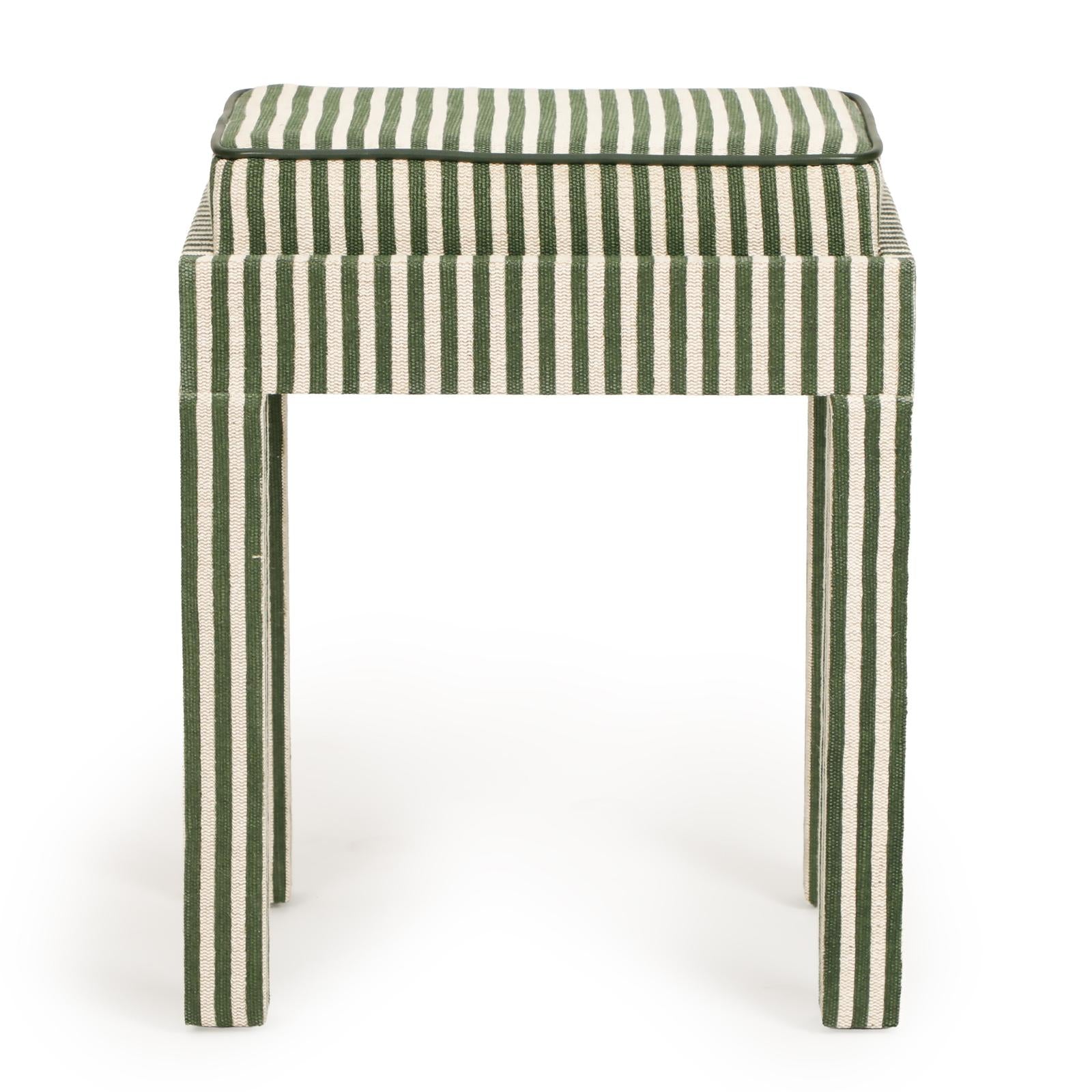 TOV Furniture Kora Cotton Jute Contract-Grade Accent Stool