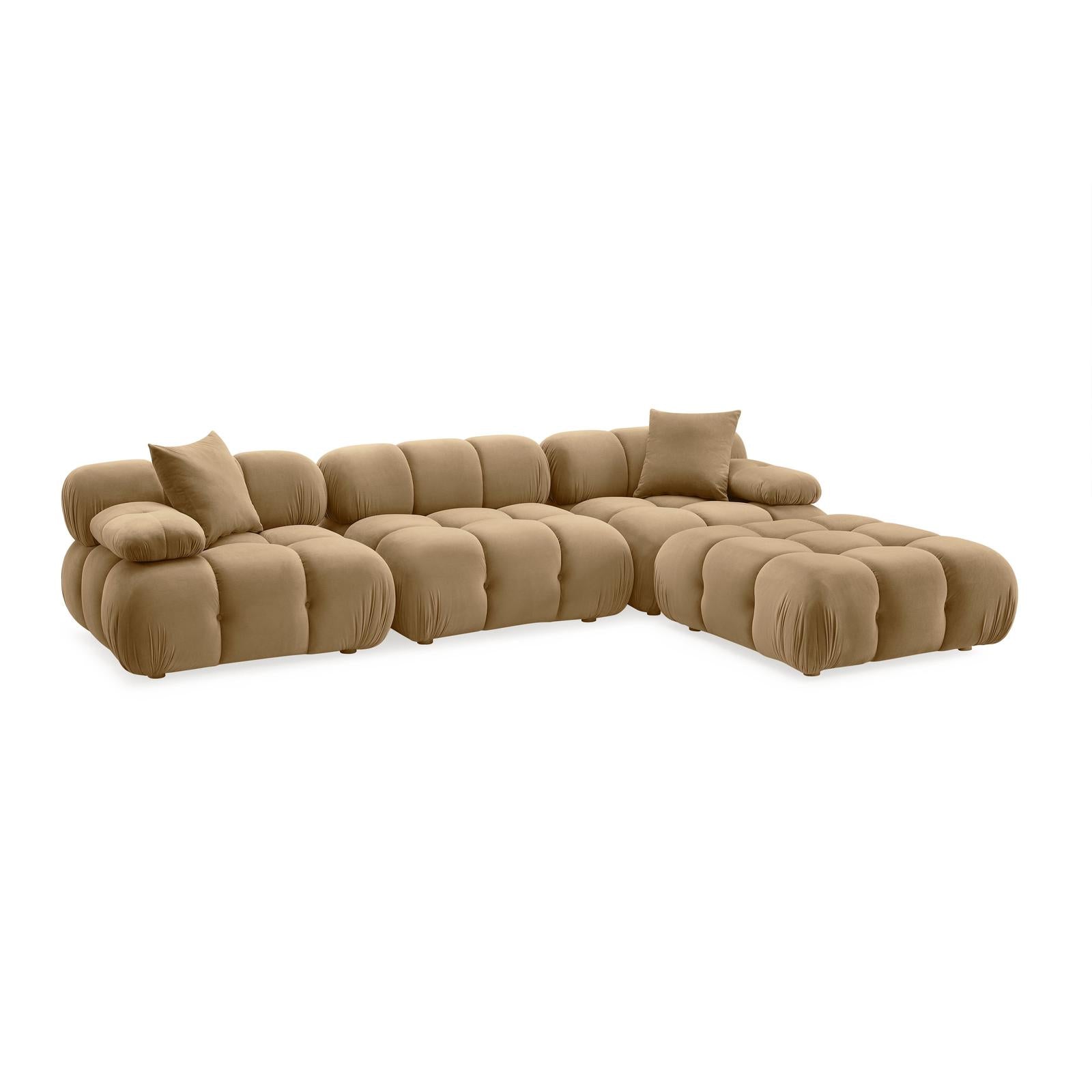 TOV Furniture Calliope 4-Piece Performance Modular Sectional