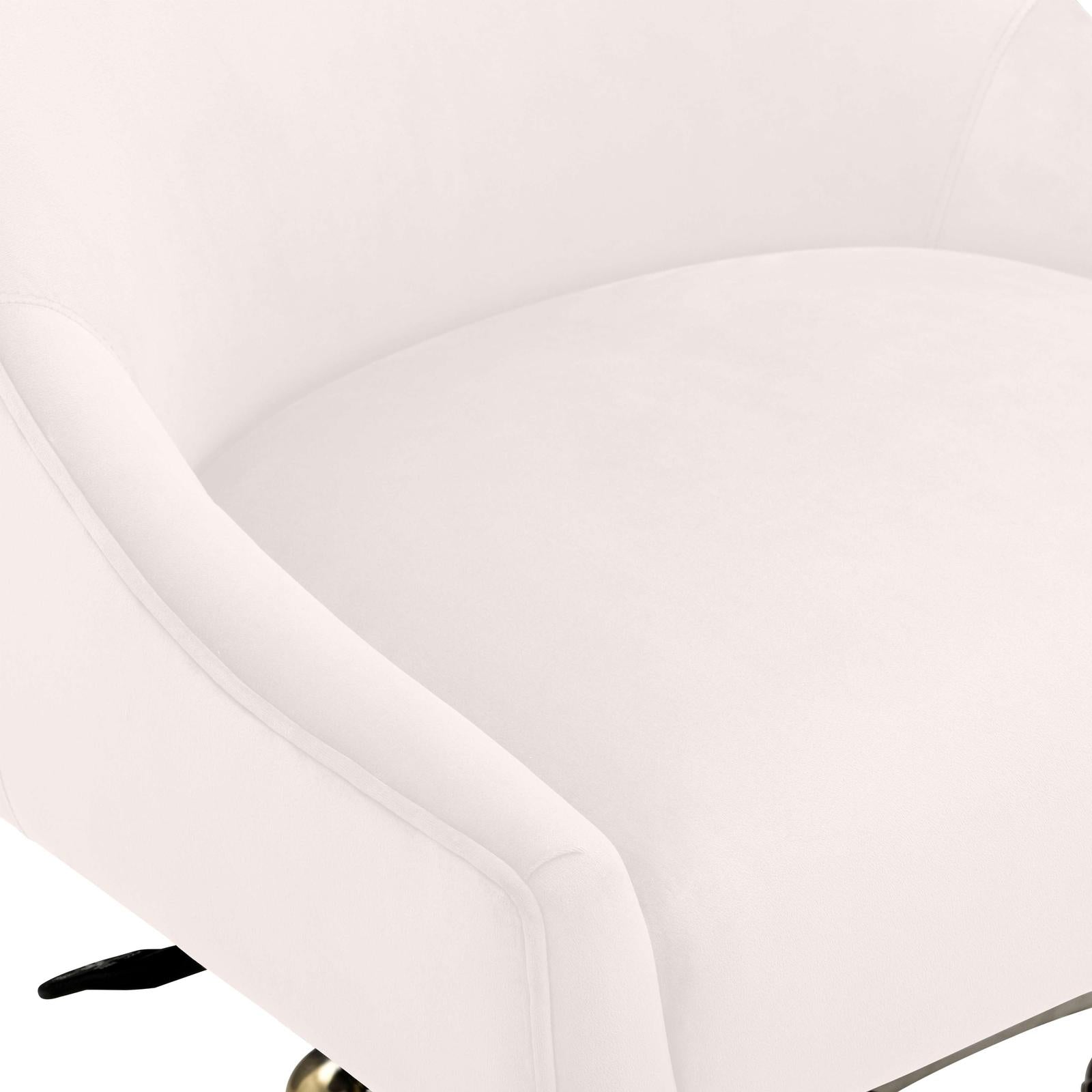 TOV Furniture Beatrix Performance Velvet Office Swivel Chair
