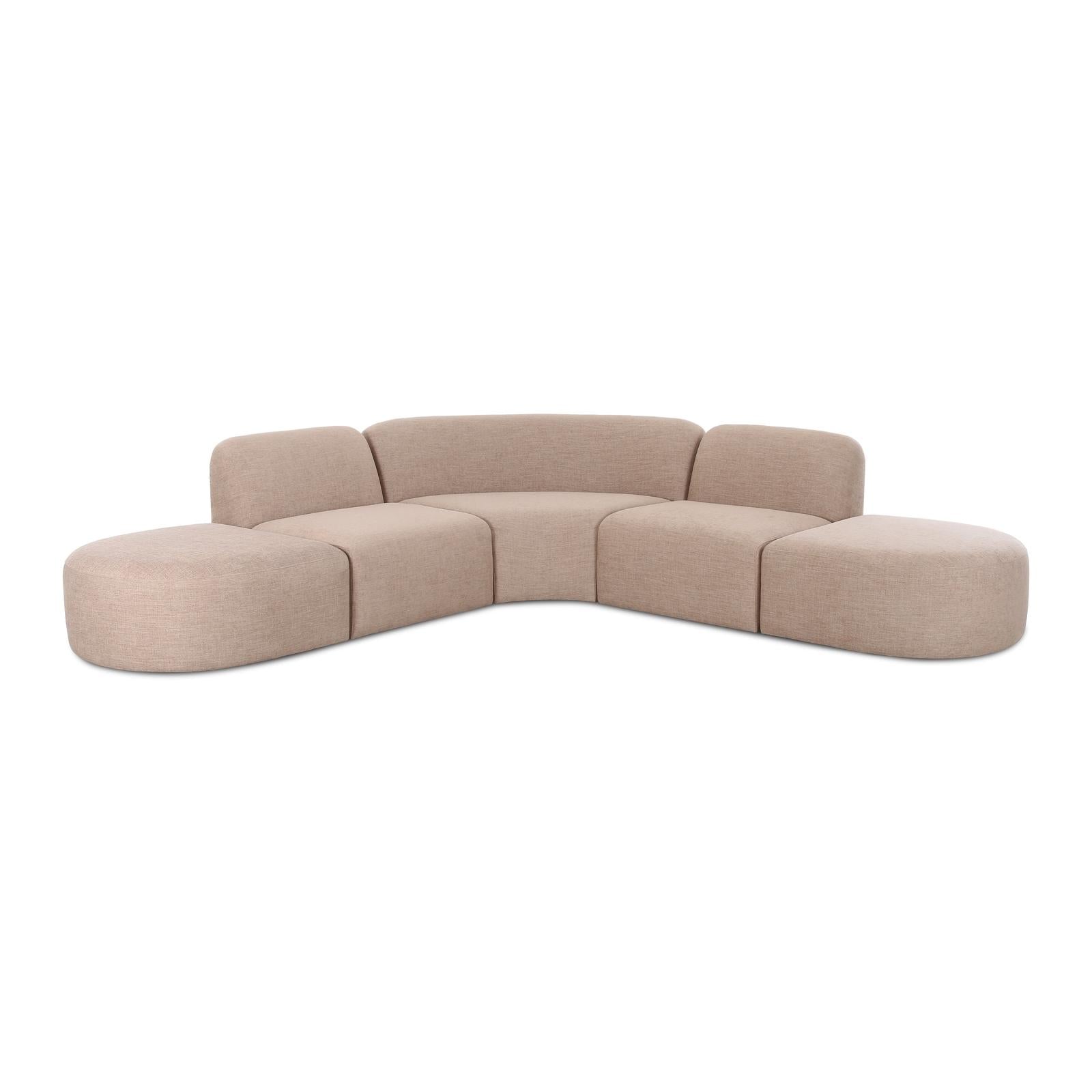 TOV Furniture Gorge 5-Piece Modular Euro Sectional
