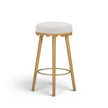 TOV Furniture Oodle Performance Vegan Mohair Bar Stool