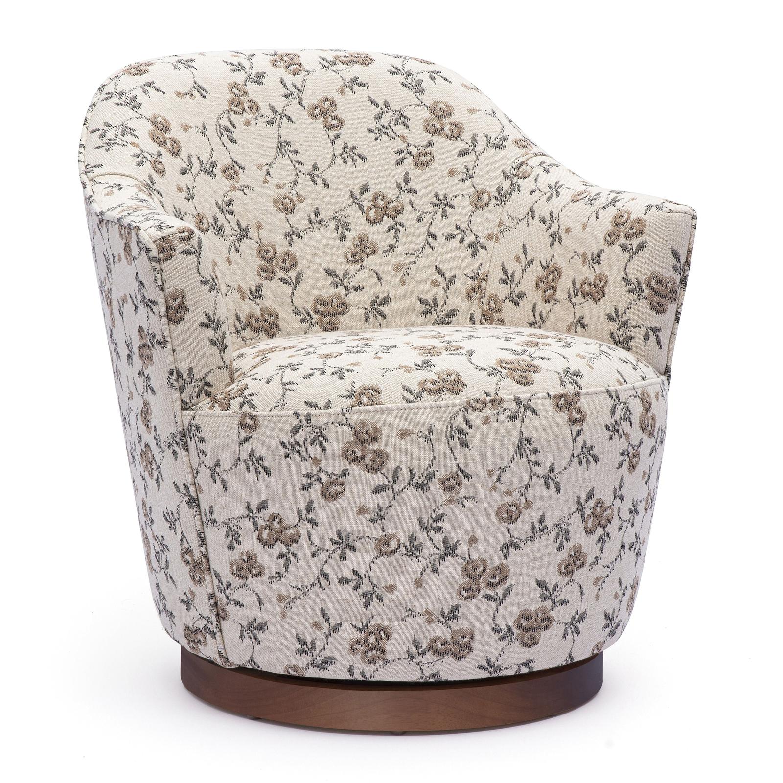 TOV Furniture Skyla Boucle Swivel Chair