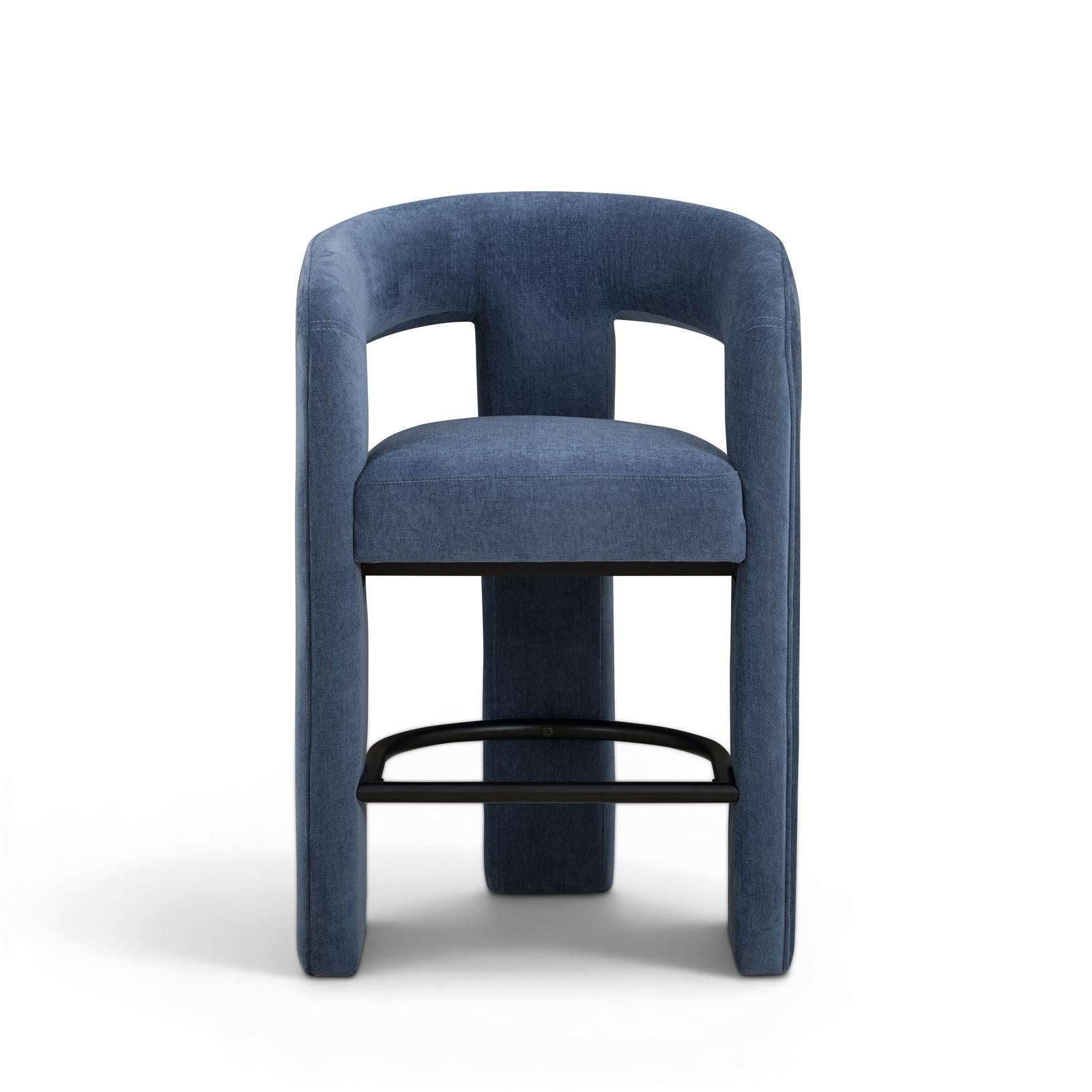 TOV Furniture Malone Performance Chenille Counter Stool