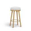 TOV Furniture Oodle Performance Vegan Mohair Bar Stool