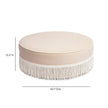 TOV Furniture Tassy Tasseled Round Ottoman