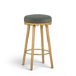 TOV Furniture Oodle Performance Vegan Mohair Bar Stool
