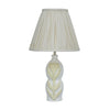 TOV Furniture Edith Curved Papier Mache Flower Pleated Table Lamp