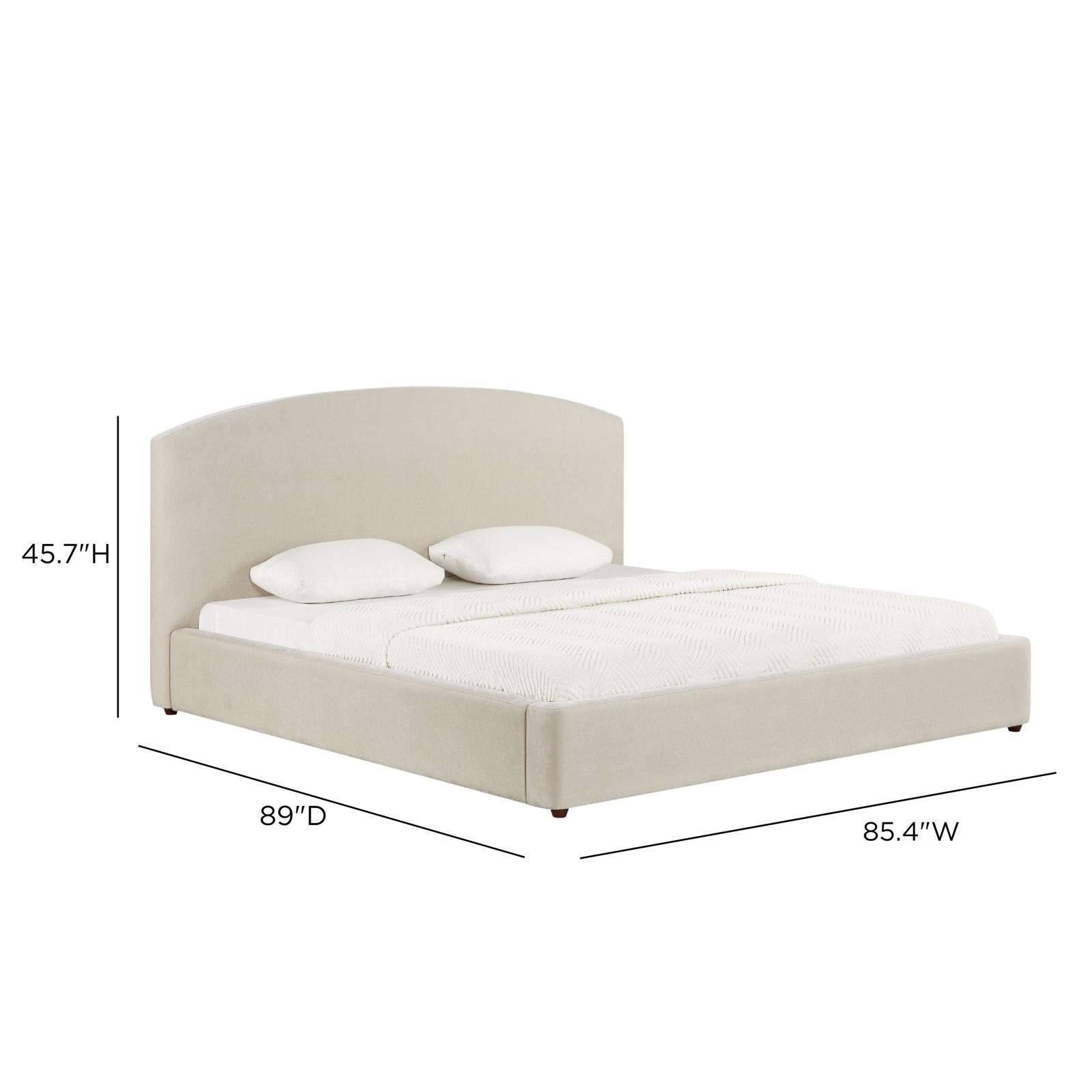TOV Furniture Leah Performance Chenille Bed