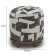TOV Furniture Bisou Performance Jacquard Ottoman