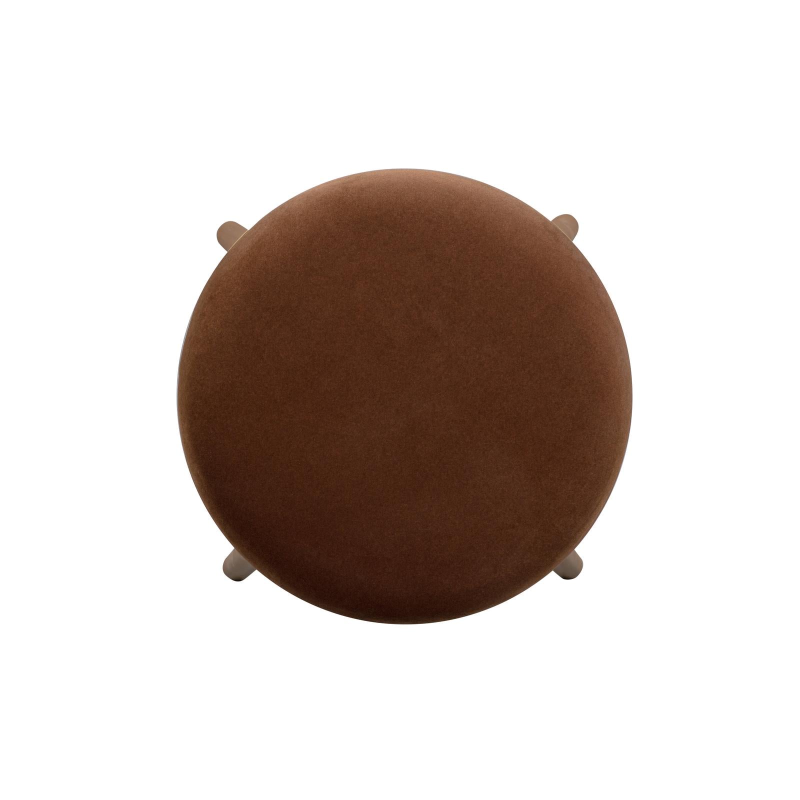 TOV Furniture Oodle Performance Vegan Mohair Bar Stool