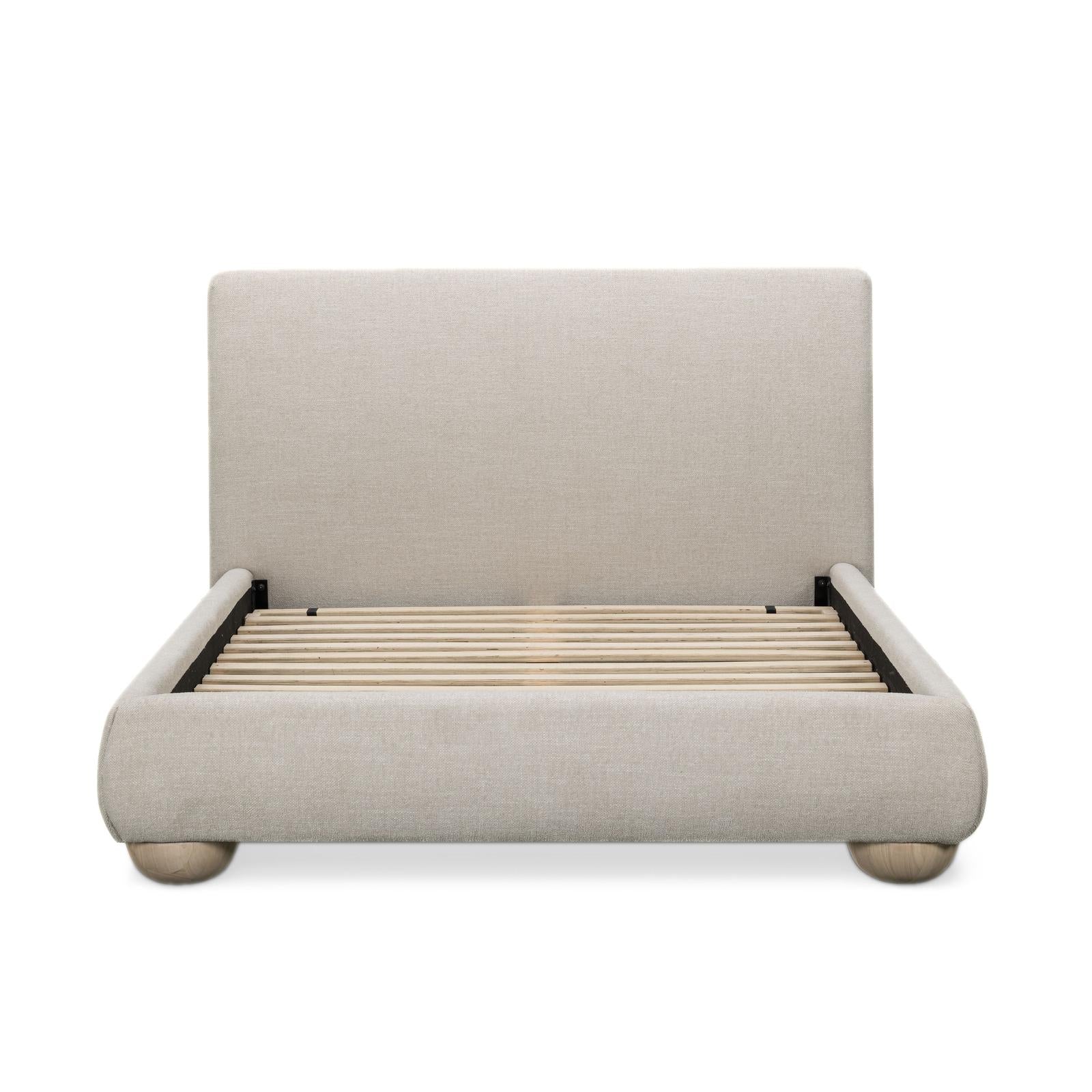 TOV Furniture Rayne Textured Fabric Bed