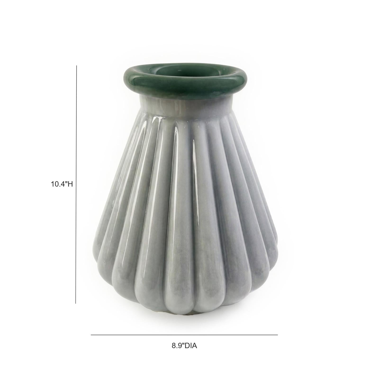 TOV Furniture Shell Glass Vase