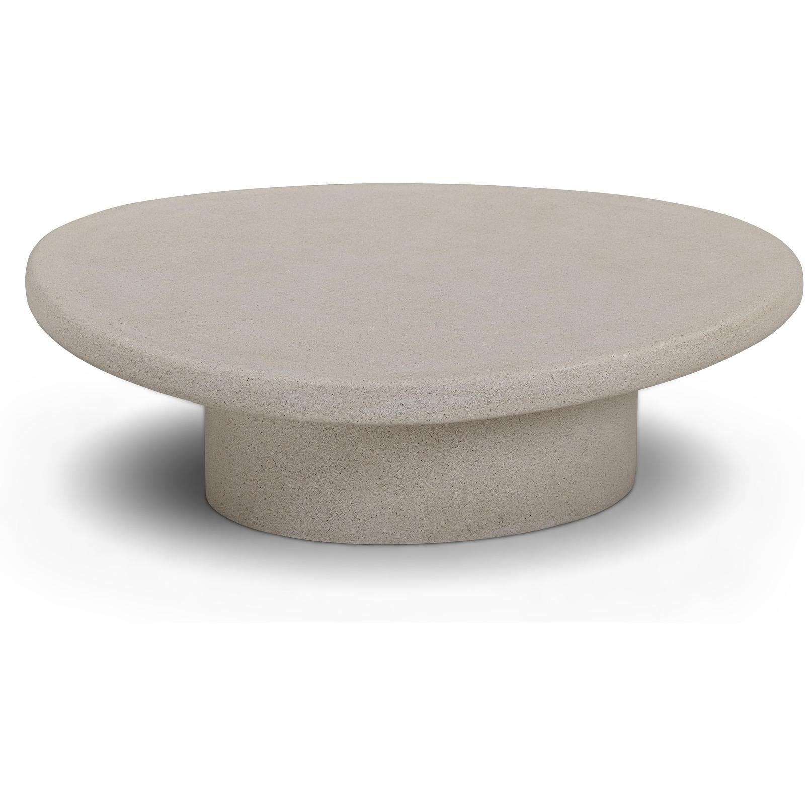 TOV Furniture Jade Concrete Indoor/Outdoor Nesting Coffee Table Set