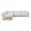 TOV Furniture Zenith 5-Piece Contract-Grade Upcycled Fabric Modular L-Sectional