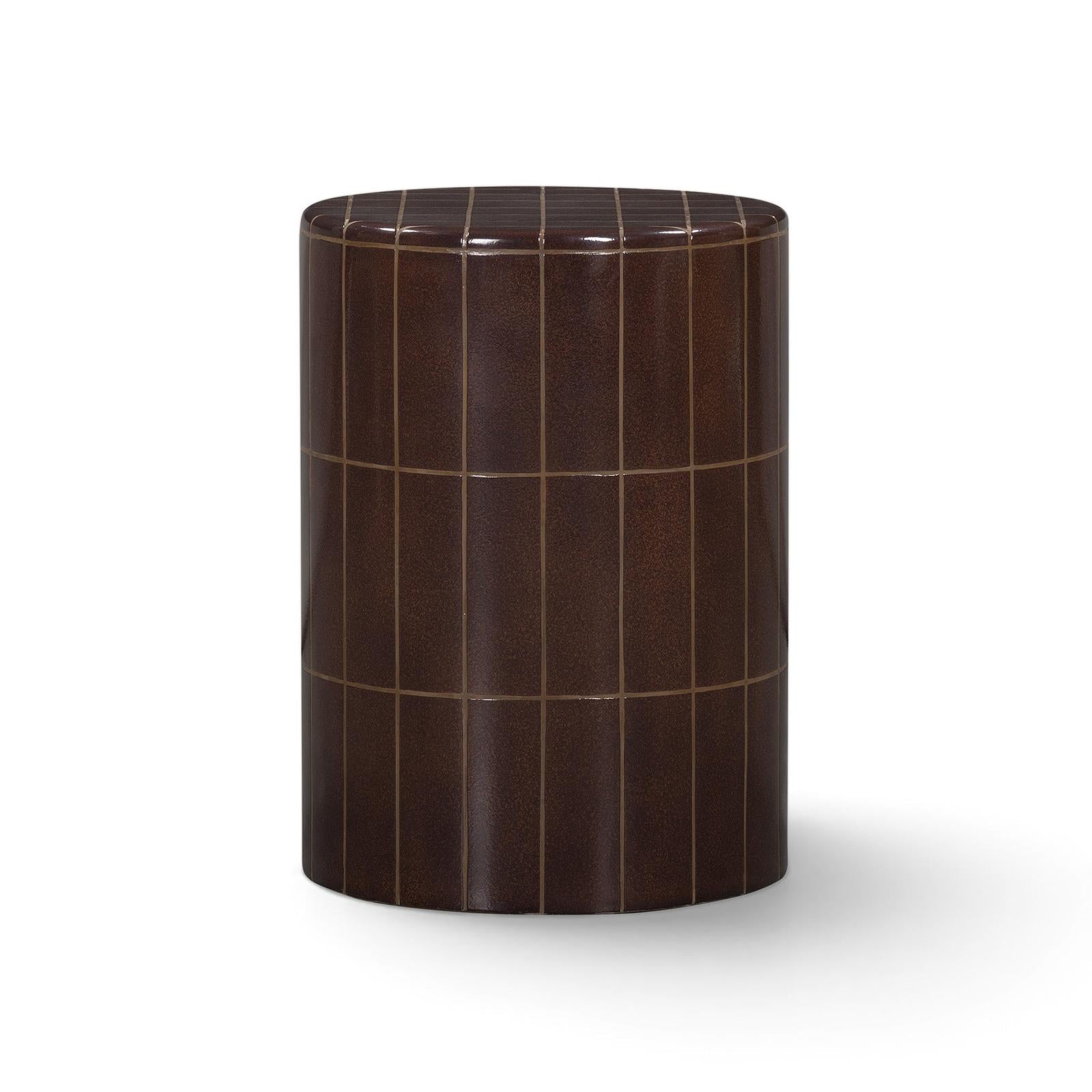 TOV Furniture Tatiana Round Concrete Indoor/Outdoor Side Table