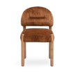 TOV Furniture Bruno Thick Performance Chenille Arched Back Dining Chair