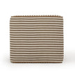 TOV Furniture Byron Square Cotton Jute Ottoman