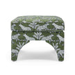 TOV Furniture Raji Leopard Performance Jacquard Ottoman