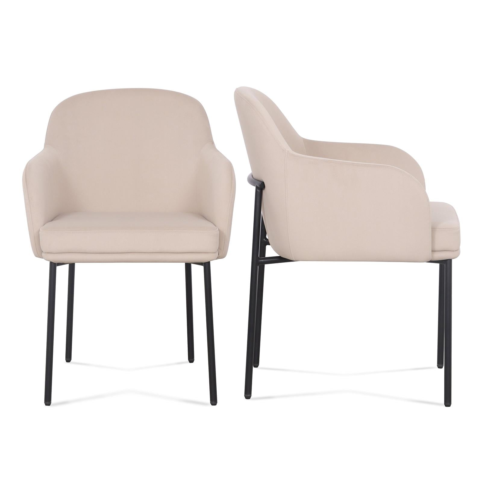 TOV Furniture Sydney Performance Velvet Armchair - Set of 2