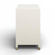 TOV Furniture Dani Cream Faux Shagreen Drawer Dresser
