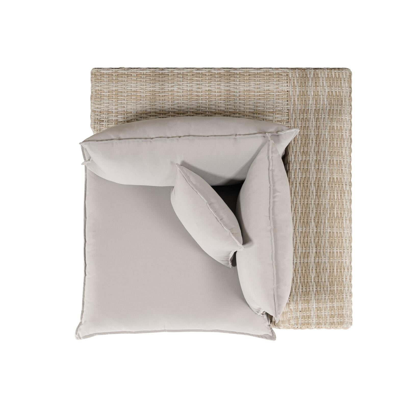 TOV Furniture Cali Performance Fabric & Wicker Outdoor Modular Components
