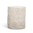 TOV Furniture Fawn Driftwood Concrete Indoor/Outdoor Side Table