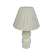 TOV Furniture Edith Curved Papier Mache Flower Pleated Table Lamp