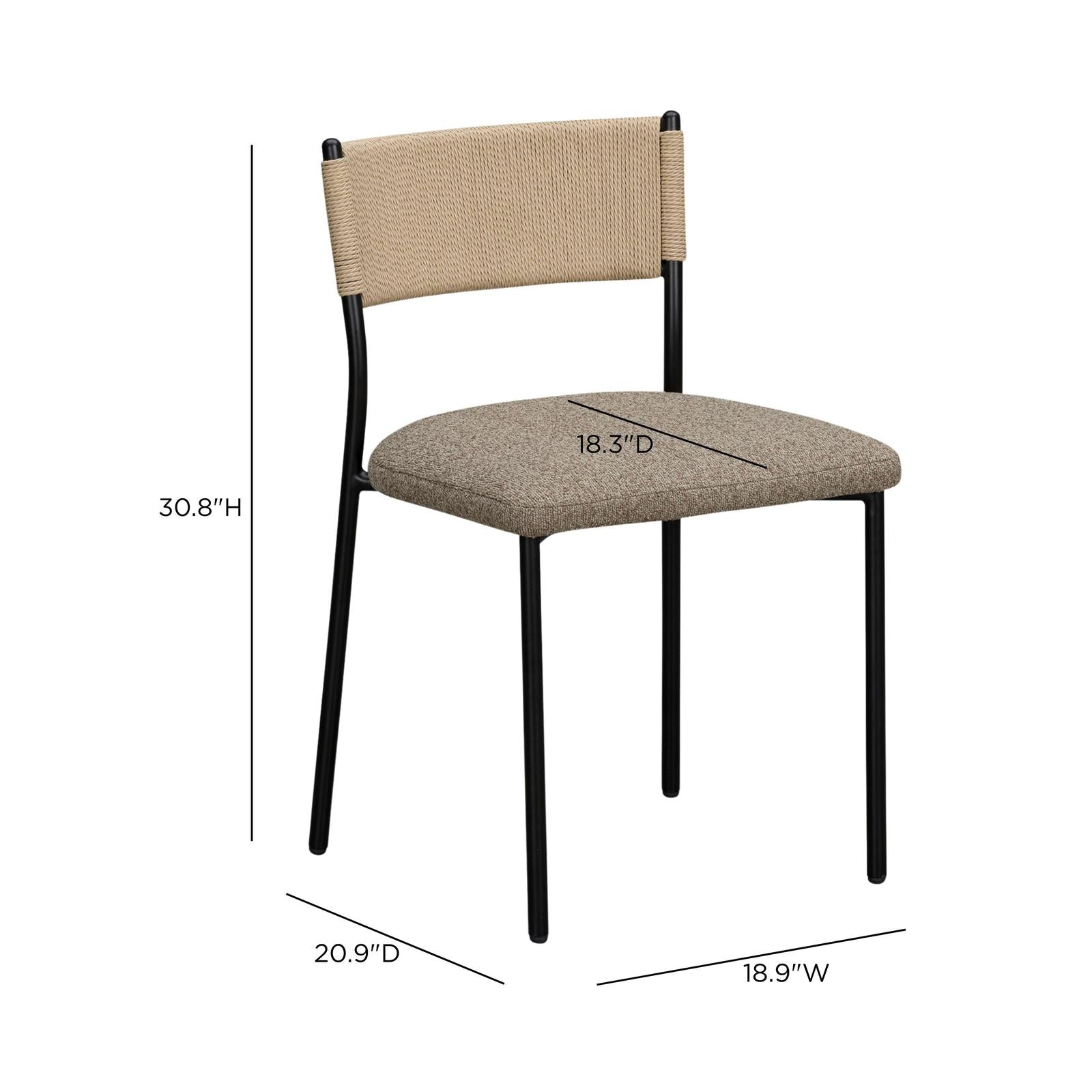 TOV Furniture Celine Performance Boucle Dining Chair - Set of 2