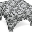 TOV Furniture Raji Leopard Performance Jacquard Ottoman