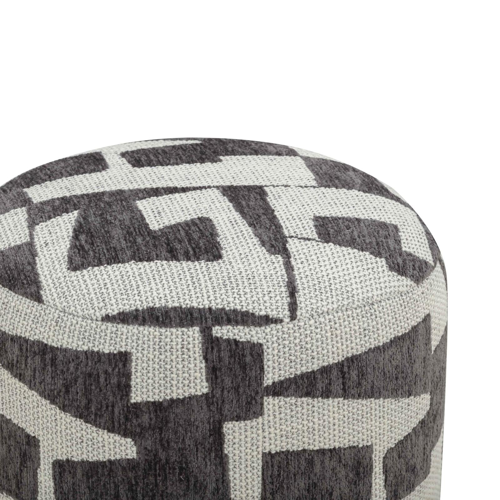 TOV Furniture Bisou Performance Jacquard Ottoman